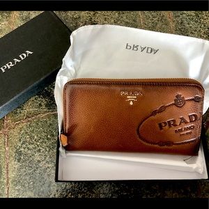 Leather Prada Wallet
